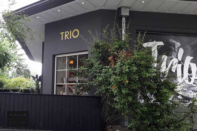 Logo Gestaltung im Cafe Restaurant Trio