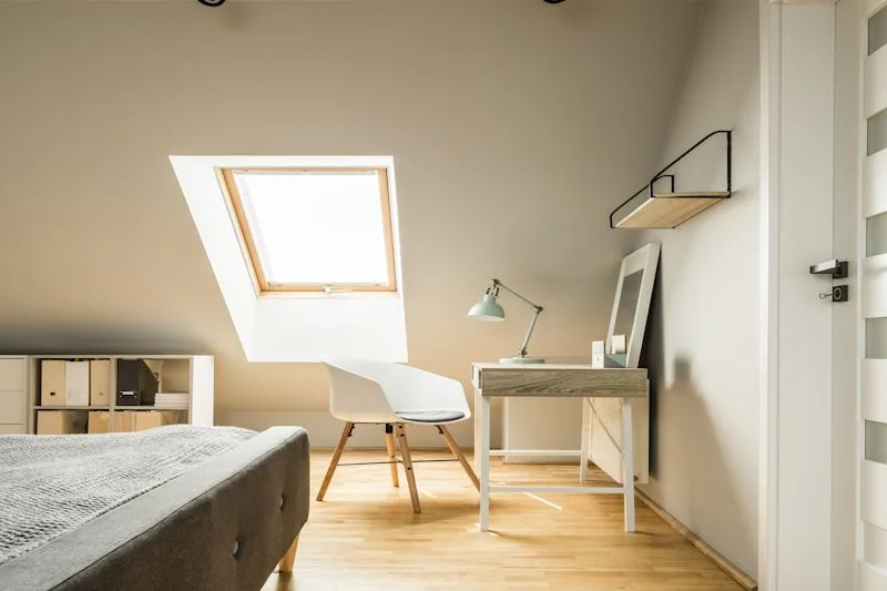 Bueromoebel im Schlafzimmer