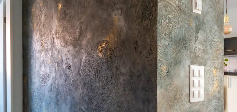 Calce Cruda an einer Wand