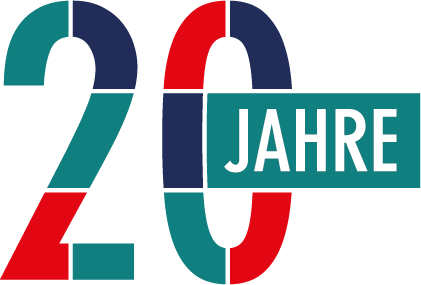 Logo zum 20-jährigen Jubiläum von Maler Zenhäusern